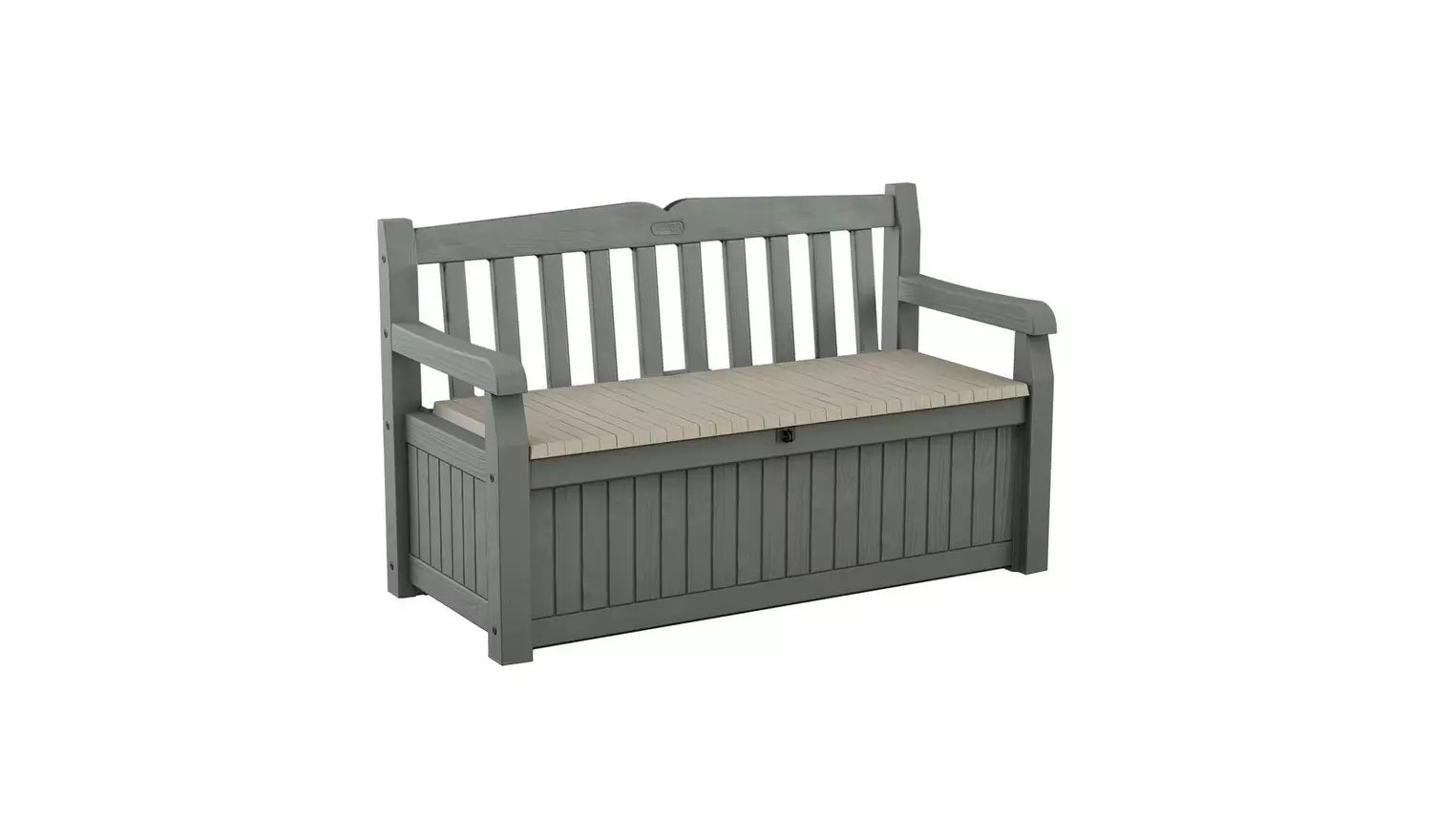 Keter Eden 265L Storage Bench - Beige Green821/0366