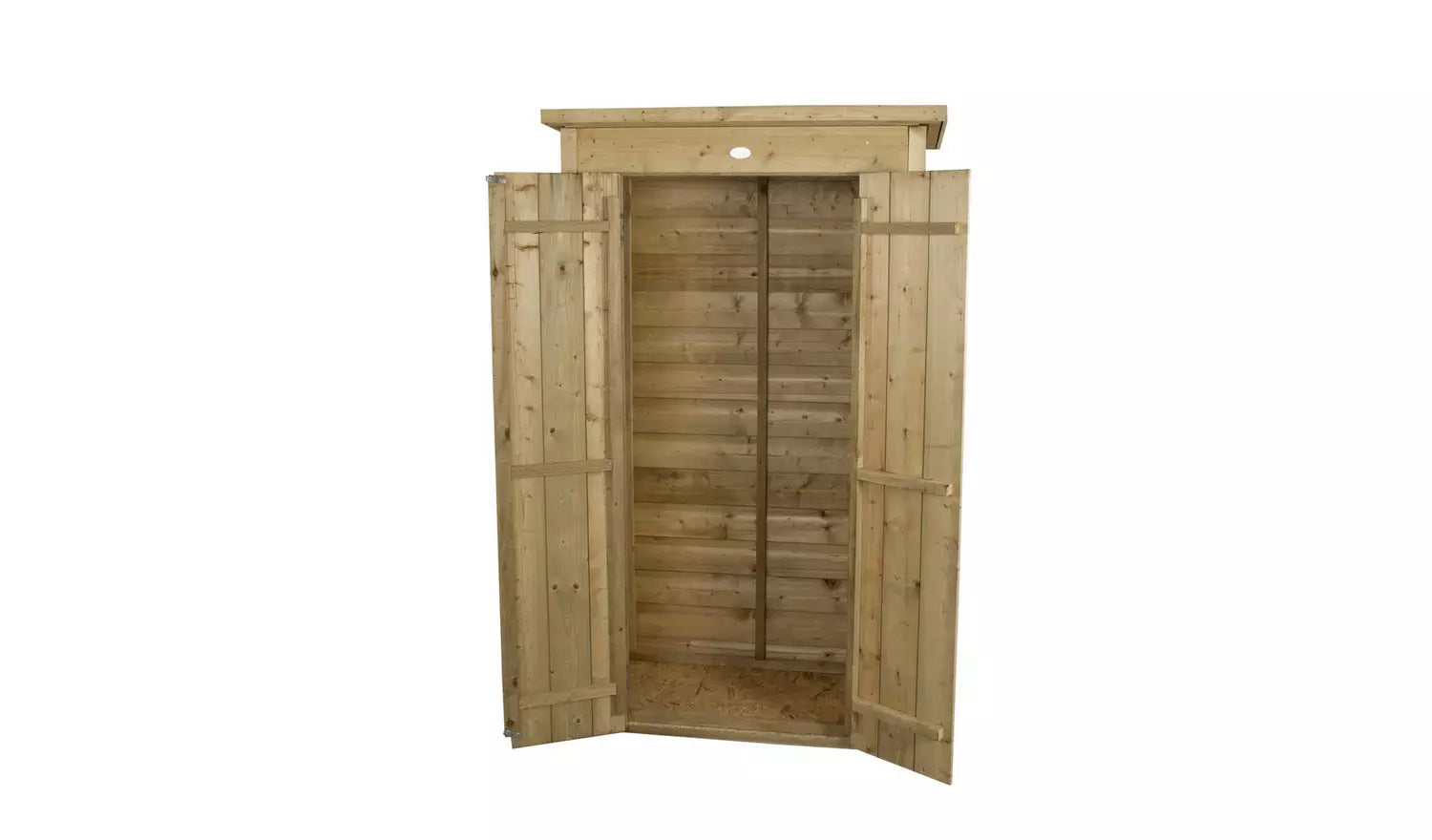 Forest Garden 750L Pent Tall Garden Storage Box - Brown919/7646